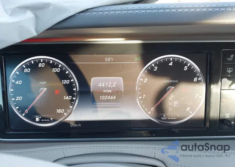 2017 Mercedes-Benz S 550 4Matic z USA, uszkodzony, nr VIN WDDUG8FB9HA320711